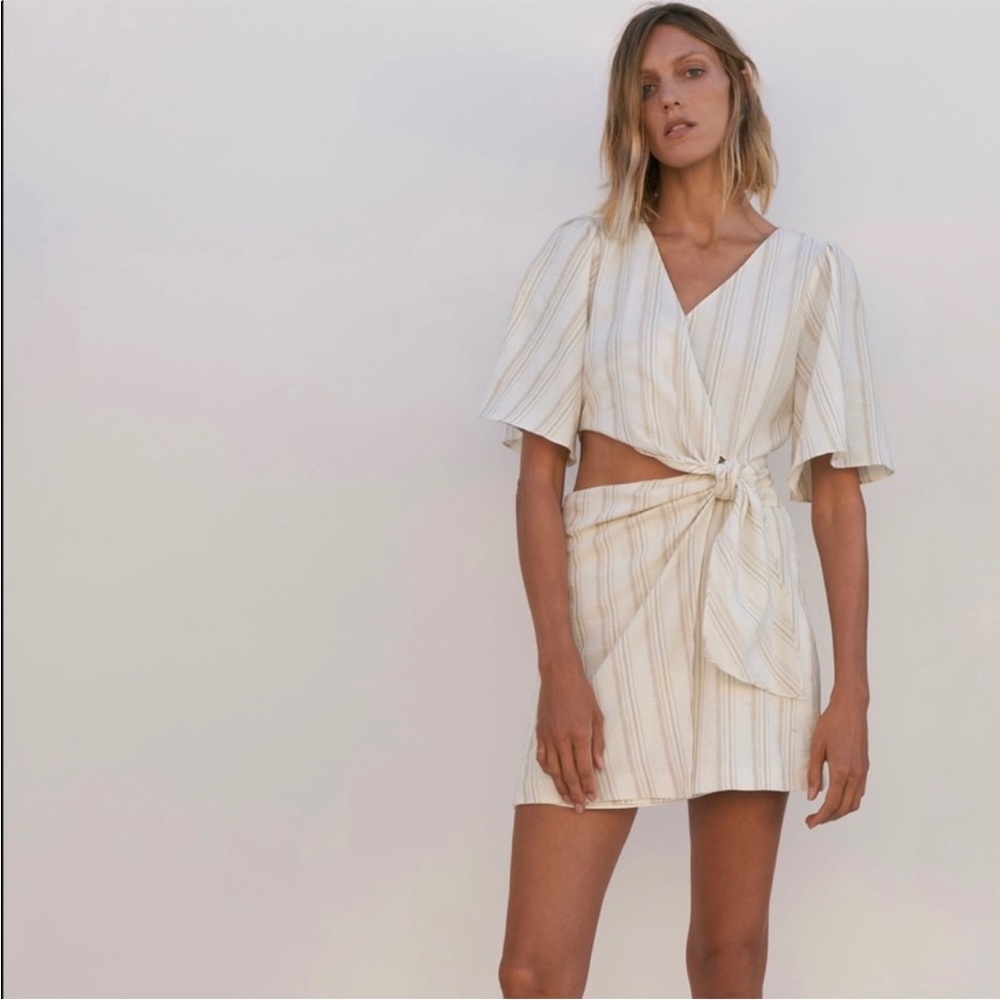 NWOT Zara cut out mini dress